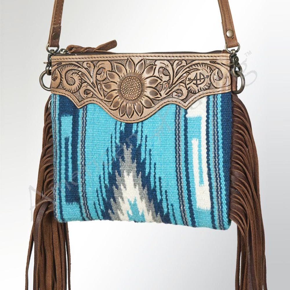 American Darling 9x10" Fringe Cross Body ADBG236K